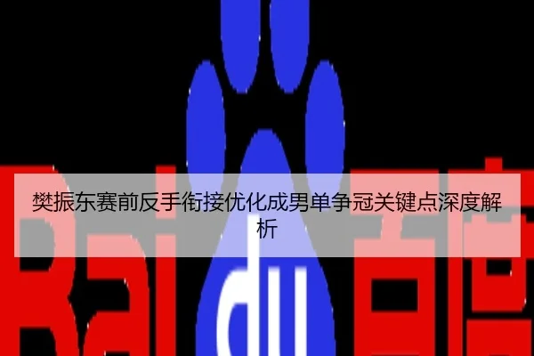 樊振东赛前反手衔接优化成男单争冠关键点深度解析